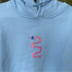 Wiener Dog Hoodie A.Lab Size XL